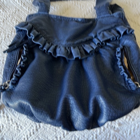 “Red” by Marc Ecko Blue Shoulder Bag - Picture 3 of 16